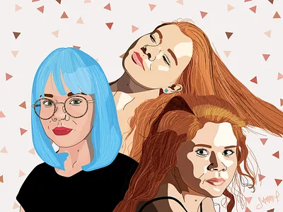 Lucy Rose 2d 2d illustration design flat illustration illustration portrait vector vector art vector illustration