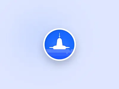 Submarine app design logo submarine ui