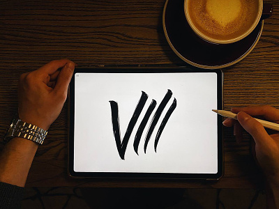 VIII - Calligraphy for Limited Edition Wine from Australia branding calligraphy clothing design fashion font free hand lettering identity lettering logo logotype mark packaging script sketches streetwear type typo typography