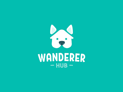 Wanderer Hub Logo branding branding and identity branding design cute inspiration inspiration logo design symbol logo minimal