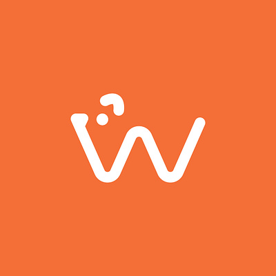 W de Wombat 36 days of type illustration kawaii logo logo design logodesigner logotype vector