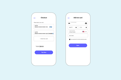 DAILY UI 002 - CREDIT CARD CHECKOUT 002 app dailyui design ui ui design ux