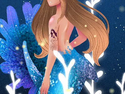 Mermaid 1 drawing illustration mermaid mermay mithology woman