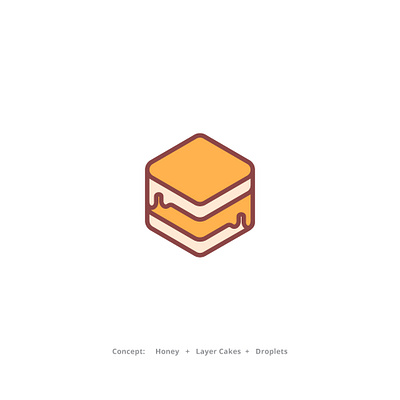 Honey Cake brand brand identity branding logo logo concept logo design logo inspiration logo inspirations logo maker logogram