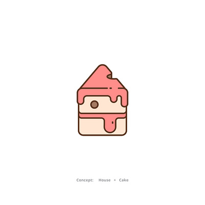 Cake House Logo brand brand identity branding logo logo concept logo design logo inspiration logo inspirations logo maker logogram