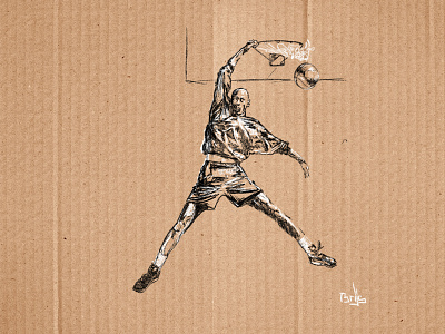 Jordan illustration jordan michael jordan nba