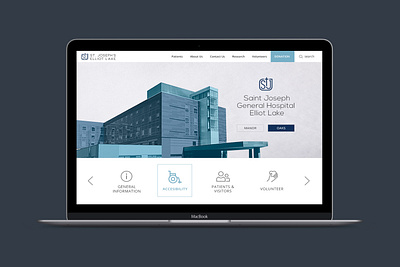 SAINT JOSEPH HOSPITAL WEB UI healthcare hospital ui ui concept uidesign uiux ux ux design