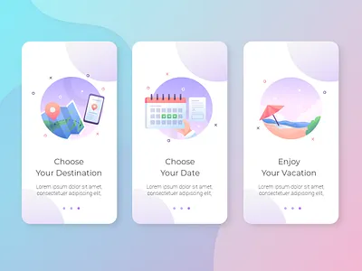 Holiday Planner app branding clean color design desing icon iphone ui ux web website