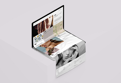 Beauty clinic beauty branding design ecommerce illustration minimal skincare ui web