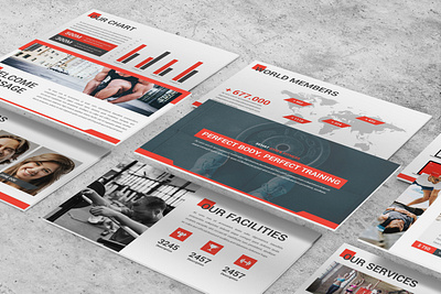 Sehat - Strong Powerpoint Template business presentation energy fitness gym health investor lifestyle lookbook pitchdeck powerpoint template presentation slides sportwear training