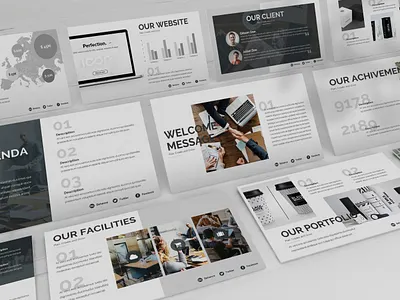 Loras - Creative Powerpoint Template agency business presentation creative finance hipster investor minimal monochrome photgraphy pitchdeck powerpoint template presentation proposal simple