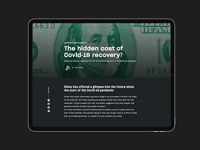 News App Concept branding concept design flat illustration layout minimal ui web website