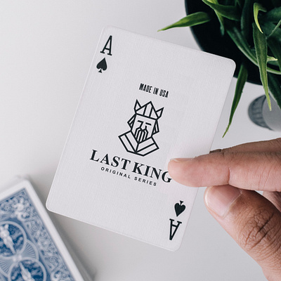 Last King Logo Close Shot brand brand identity branding and identity branding design card design company logo geometric logo logo logo design logodesign minimalist design minimalist logo minimalist logo design modern logo photorealistic stationery design stationery set