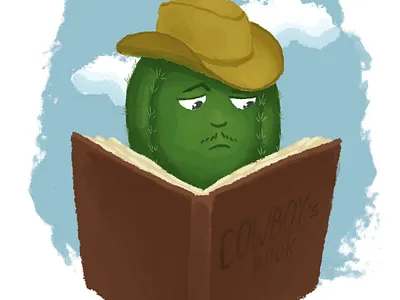 Cactus-Cowboy illustration