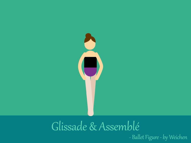 Ballet Figure 01 animation ballet dance gif