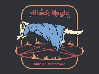 Black Magic Rituals & Perversions art artwork badge design designforsale illustration logo tshirtdesign vector vektor vintagedesign