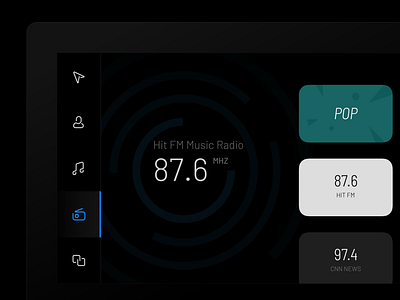 HMI Design android application car carplay design hmi interface ui user ux visual