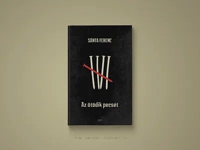 30 days book cover challenge #10 30daychallenge az ötödik pecsét book book cover challenge concept cover cover design graphic design könyvborító sánta ferenc
