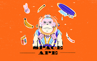 Space Ape characterdesign design illustration illustration procreate illustrator