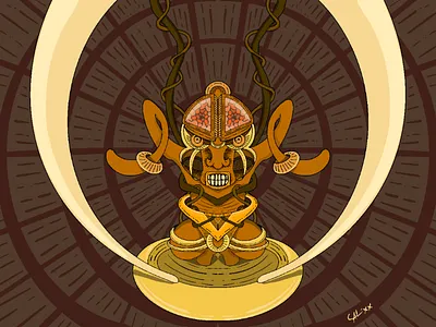 NO.23 design illustrator monkey procreate