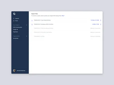 CircuitHub app design dashboard dashboard app dashboard ui design icon design icons interface ui user experience user interface ux web app