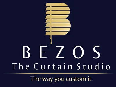 Bezos the curtain studio - Logo - Business Card branding branding and identity business card design graphic design illustration logo logo design