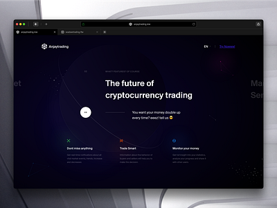 Cryptocurrency Trading Website 2 bitcoin bitcoin exchange bitcoin wallet crypto currency crypto exchange crypto marketing crypto trading crypto wallet digital currency landing page marketing website