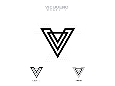 Vic Bueno Designs Logo branding icon illustrator logo logo design logo designer logodesign logos logotype vector