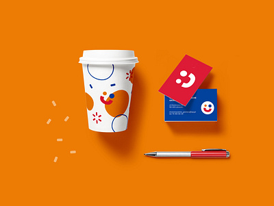 Brand design | Social and Cultural association blue brand design branding colorful logo logodesign orange red smile visual identity