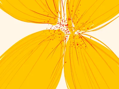 YELLOW design flat flower flower illustration icon minimal ui vector yellow yellow images yellow logo yellows