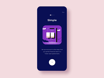 Vouch app onboarding app design illustration mobile mobile app design mobile design mobile ui onboarding ui ux