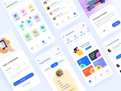 School Mobile App cleanui coimbatore covid19 design flutter homeworks mobileapp online class school school app students app ui ux