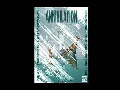 Annihilation adobeillustator adobephotoshop art artist artwork concept concepts conceptual design graphic graphic design graphicdesign graphics layout poster poster a day poster art poster design typography vector