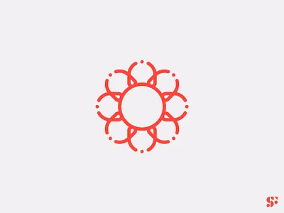 Logo-a-day // 13 branding design flower geometric logo icon logo logo concept logo design minimal minimalist logo modern logo plant startup logo symbol