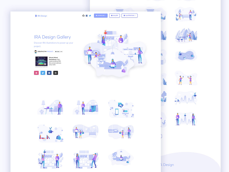 IRA Design ai background character draw free freebie gallery gradient illustration illustration art illustrator object png sketch svg vector