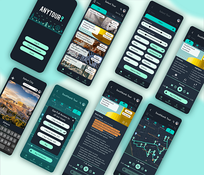 Travel App UX Design app app design casestudy design tourism tours travel travel app ux walking tours