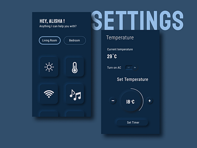 Daily UI 7/100 - Setting page daily ui dailyui dailyui007 dailyuichallenge design neumorphic neumorphic design neumorphism setting settings ui ui ui design ux webdesign