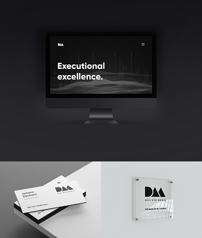 divi xyz website welcome page proposal design logo mirasa mirasadesign typography ui ux vector web