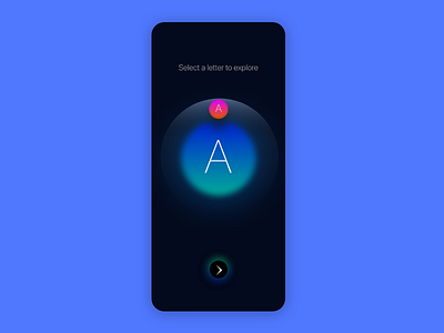 Letter origins Shot alphabet app ui ux work in progress