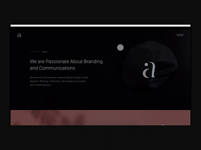 Akroma Branding & Communication Design Studio Website animation brand design brand identity branding branding design design ui ui ux ui design uidesign uiux ux uxdesign web web design webdesign website website concept website design websites