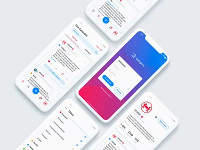 Datagora application data social network ui ux
