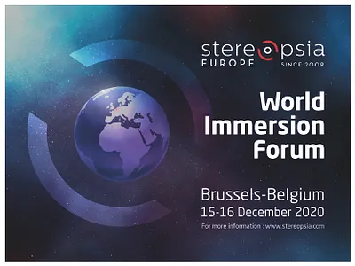 Design — Stereopsia awards brussels design expansion flyer invitation savethedate stereopsia world xr