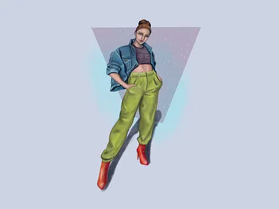 Strike a pose drawing illustration procreate sketch