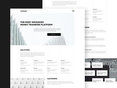 Landing Page Concept – Daily UI #3 architecture daily ui fintech landing landing page ui