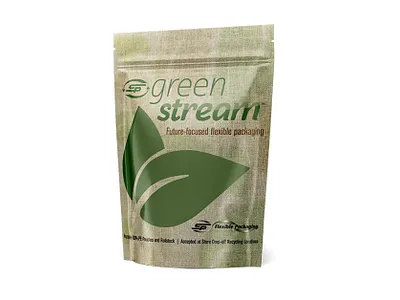 GreenStream Pouch design branding design flexible packaging font graphic design illustration illustrator cc layout logo package design typography vector