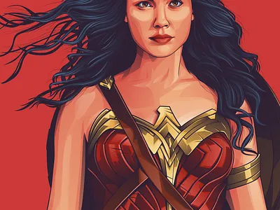 wonder women adobe illustrator adobe photoshop adobeillustrator design illustration illustrator vector vector vexel vectorvexel vexel