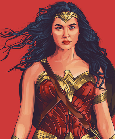 wonder women adobe illustrator adobe photoshop adobeillustrator design illustration illustrator vector vector vexel vectorvexel vexel