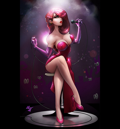Jessica rabbit 80s boobs cartoon jessica rabbit movies sexy singing tv woman