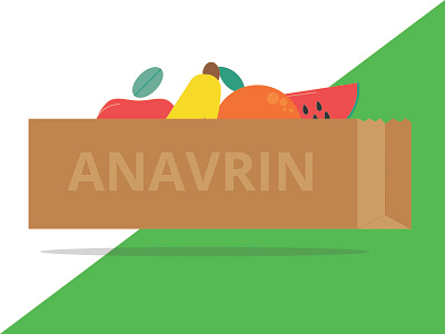 Anavrin basic design dany or flat fruits groceries groceries store grocery bag illustrator isometric logo newbie notastalker rebound template tv shows weeklywarmup you