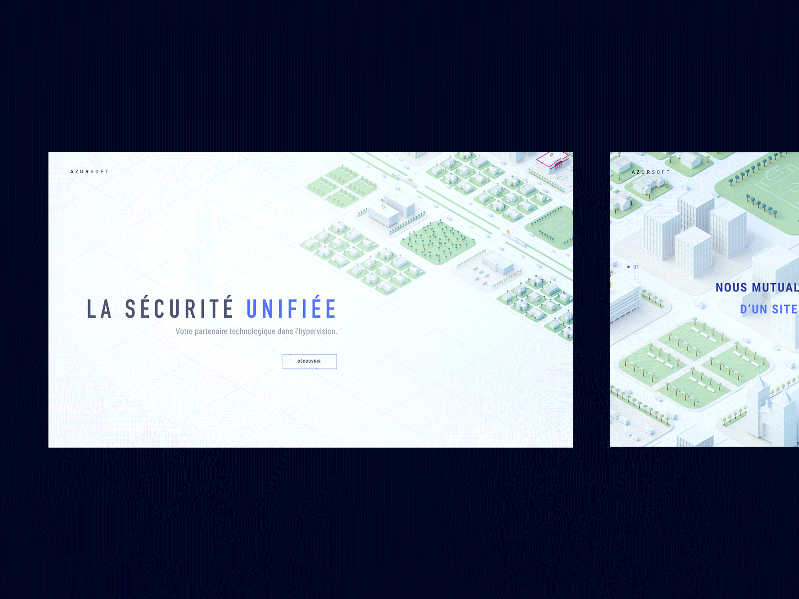 The smart city 3d 3d art animation c4d cinema 4d city clean creative direction gif interactive interface layout map minimal ui ux web design webdesign webgl website